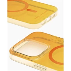 IDeal Of Sweden - IPhone 14 PRO Coque Clear Case MagSafe Orange Spritz -Mobilemania Magasin ideal of sweden iphone 14 pro coque clear case magsafe orange spritz 1