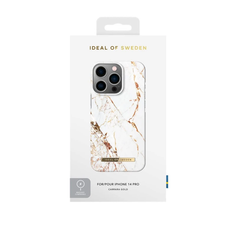 IDeal Of Sweden - IPhone 14 PRO Coque MagSafe Carrara Gold 6 IDeal Of Sweden - IPhone 14 PRO Coque MagSafe Carrara Gold – Image 4