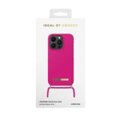 IDeal Of Sweden - IPhone 14 PRO Coque Ordinary Necklace Hyper Pink -Mobilemania Magasin ideal of sweden iphone 14 pro coque ordinary necklace hyper pink 2