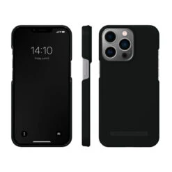 IDeal Of Sweden - IPhone 14 PRO Coque SEAMLESS Coal Black -Mobilemania Magasin ideal of sweden iphone 14 pro coque seamless coal black 1