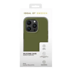IDeal Of Sweden - IPhone 14 PRO Coque Silicone MagSafe Khaki -Mobilemania Magasin ideal of sweden iphone 14 pro coque silicone magsafe khaki 3