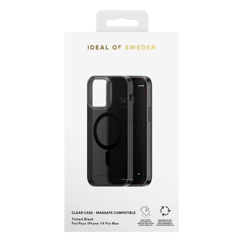 IDeal Of Sweden - IPhone 14 PRO MAX Coque Clear Case MagSafe Tinted Black 6 IDeal Of Sweden - IPhone 14 PRO MAX Coque Clear Case MagSafe Tinted Black – Image 4