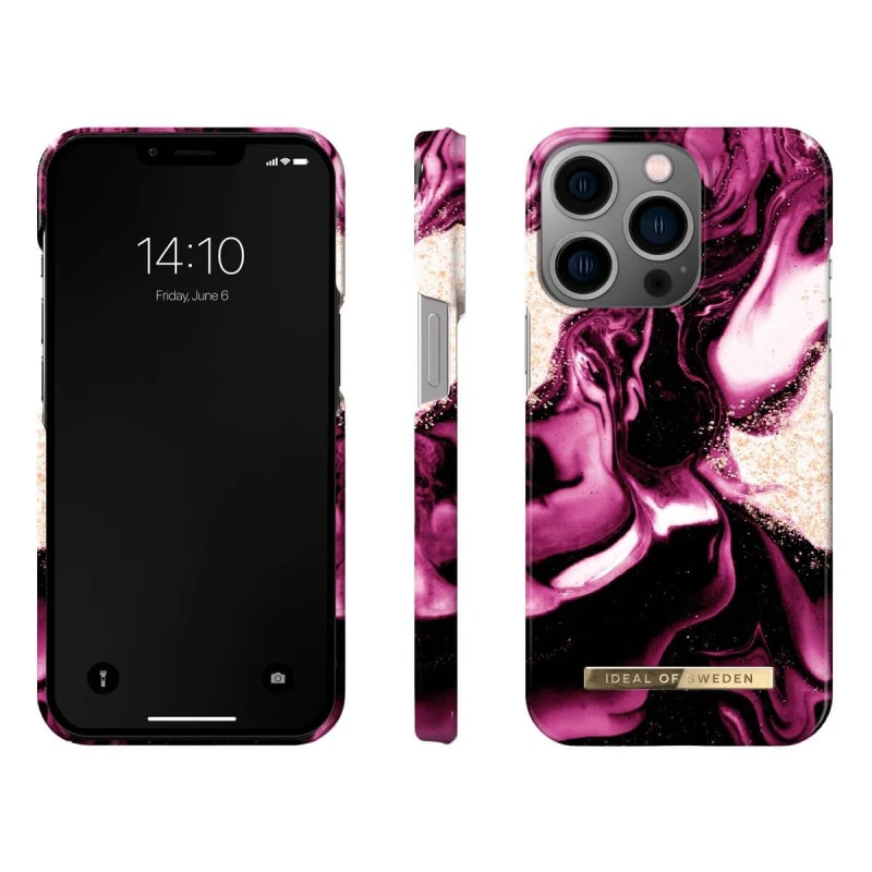 IDeal Of Sweden - IPhone 14 PRO MAX Coque Golden Ruby Marble 4 IDeal Of Sweden - IPhone 14 PRO MAX Coque Golden Ruby Marble – Image 2