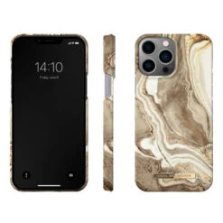 IDeal Of Sweden - IPhone 14 PRO MAX Coque Golden Sand Marble -Mobilemania Magasin ideal of sweden iphone 14 pro max coque golden sand marble 1