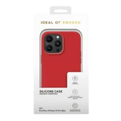 IDeal Of Sweden - IPhone 14 PRO MAX Coque Silicone MagSafe Rouge -Mobilemania Magasin ideal of sweden iphone 14 pro max coque silicone magsafe rouge 3