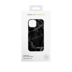 IDeal Of Sweden - IPhone 15 Coque Black Thunder Marble