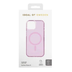 IDeal Of Sweden - IPhone 15 Coque Clear Case MagSafe Light Pink -Mobilemania Magasin ideal of sweden iphone 15 coque clear case magsafe light pink 3