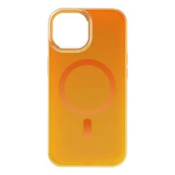 IDeal Of Sweden - IPhone 15 Coque Clear Case MagSafe Orange Spritz