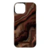 IDeal Of Sweden - IPhone 15 Coque Dark Amber Marble -Mobilemania Magasin ideal of sweden iphone 15 coque dark amber marble