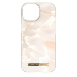 IDeal Of Sweden - IPhone 15 Coque Rose Pearl Marble