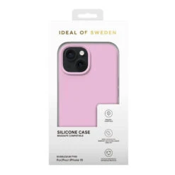 IDeal Of Sweden - IPhone 15 Coque Silicone MagSafe Bubblegum Pink -Mobilemania Magasin ideal of sweden iphone 15 coque silicone magsafe bubblegum pink 3