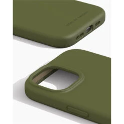 IDeal Of Sweden - IPhone 15 Coque Silicone MagSafe Khaki -Mobilemania Magasin ideal of sweden iphone 15 coque silicone magsafe khaki 2