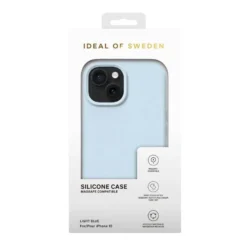 IDeal Of Sweden - IPhone 15 Coque Silicone MagSafe Light Blue -Mobilemania Magasin ideal of sweden iphone 15 coque silicone magsafe light blue 2