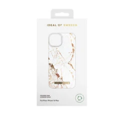 IDeal Of Sweden - IPhone 15 Plus Coque Carrara Gold -Mobilemania Magasin ideal of sweden iphone 15 plus coque carrara gold 1