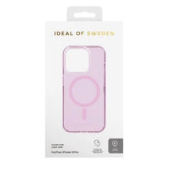 IDeal Of Sweden - IPhone 15 PRO Coque Clear Case MagSafe Light Pink -Mobilemania Magasin ideal of sweden iphone 15 pro coque clear case magsafe light pink 3
