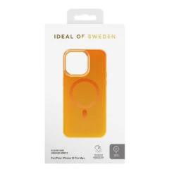 IDeal Of Sweden - IPhone 15 PRO MAX Coque Clear Case MagSafe Orange Spritz -Mobilemania Magasin ideal of sweden iphone 15 pro max coque clear case magsafe orange spritz 3