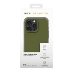 IDeal Of Sweden - IPhone 15 PRO MAX Coque Silicone MagSafe Khaki -Mobilemania Magasin ideal of sweden iphone 15 pro max coque silicone magsafe khaki 3