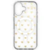 IDeal Of Sweden - IPhone 16 Coque MagSafe Clear Case Golden Hearts -Mobilemania Magasin ideal of sweden iphone 16 coque magsafe clear case golden hearts