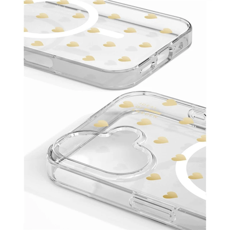 IDeal Of Sweden - IPhone 16 Coque MagSafe Clear Case Golden Hearts 5 IDeal Of Sweden - IPhone 16 Coque MagSafe Clear Case Golden Hearts – Image 3