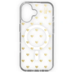 IDeal Of Sweden - IPhone 16 Coque MagSafe Clear Case Golden Hearts