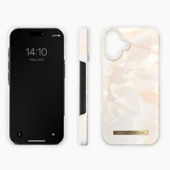 IDeal Of Sweden - IPhone 16 Coque MagSafe Rose Pearl Marble -Mobilemania Magasin ideal of sweden iphone 16 coque magsafe rose pearl marble 2