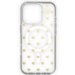 IDeal Of Sweden - IPhone 16 PRO Coque MagSafe Clear Case Golden Hearts