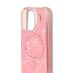 IDeal Of Sweden - IPhone 16 PRO Coque MagSafe PEARLIZED Case Pink -Mobilemania Magasin ideal of sweden iphone 16 pro coque magsafe pearlized case pink 1