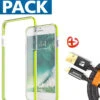 Pack Coque FLOVEME Hybride + Câble Lightning Apple IPhone 7/8 -Mobilemania Magasin pack coque floveme hybride cable lightning apple iphone 78