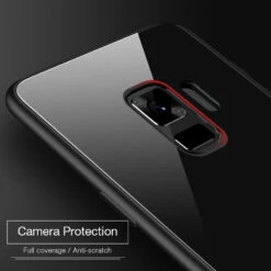 Pack Coque Rigide CAFELE Vitros Series + Coque Silicone Gel CAFELE AIR SKIN Series Samsung Galaxy S9 -Mobilemania Magasin pack coque rigide cafele vitros series coque silicone gel cafele air skin series samsung galaxy s9 12