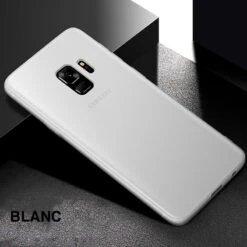 Pack Coque Rigide CAFELE Vitros Series + Coque Silicone Gel CAFELE AIR SKIN Series Samsung Galaxy S9 -Mobilemania Magasin pack coque rigide cafele vitros series coque silicone gel cafele air skin series samsung galaxy s9 16