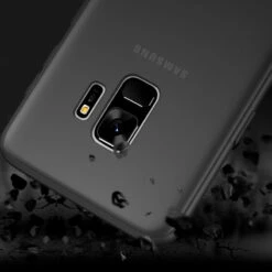 Pack Coque Rigide CAFELE Vitros Series + Coque Silicone Gel CAFELE AIR SKIN Series Samsung Galaxy S9 -Mobilemania Magasin pack coque rigide cafele vitros series coque silicone gel cafele air skin series samsung galaxy s9 4