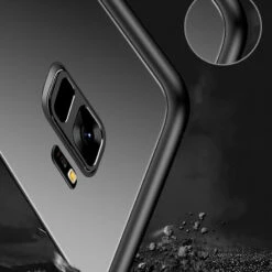 Pack Coque Rigide CAFELE Vitros Series + Coque Silicone Gel CAFELE AIR SKIN Series Samsung Galaxy S9 -Mobilemania Magasin pack coque rigide cafele vitros series coque silicone gel cafele air skin series samsung galaxy s9 5