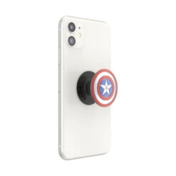 PopSockets - PopGrip Captain America Shield -Mobilemania Magasin popsockets popgrip captain america shield 2