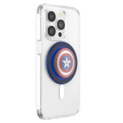 PopSockets - PopGrip MagSafe Round Captain America -Mobilemania Magasin popsockets popgrip magsafe round captain america 2