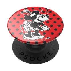 PopSockets - PopGrip Minnie Polka Dots -Mobilemania Magasin popsockets popgrip minnie polka dots 1