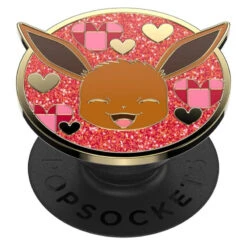 PopSockets - PopGrip Pokemon Enamel Eevee Xoxo -Mobilemania Magasin popsockets popgrip pokemon enamel eevee xoxo 1