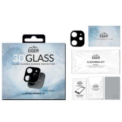Eiger - IPhone 12 Protection Camera 3D GLASS -Mobilemania Magasin protection camera eiger 3d glass apple iphone 12 2