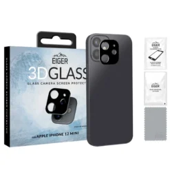 Eiger - IPhone 12 Mini Protection Camera 3D GLASS 6 Eiger - IPhone 12 Mini Protection Camera 3D GLASS -Mobilemania Magasin protection camera eiger 3d glass apple iphone 12 mini 1