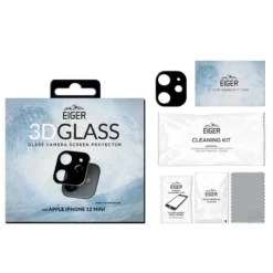 Eiger - IPhone 12 Mini Protection Camera 3D GLASS 7 Eiger - IPhone 12 Mini Protection Camera 3D GLASS -Mobilemania Magasin protection camera eiger 3d glass apple iphone 12 mini 2