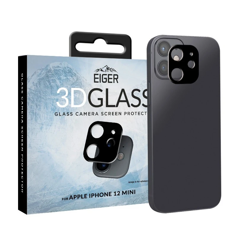 Eiger - IPhone 12 Mini Protection Camera 3D GLASS 3 Eiger - IPhone 12 Mini Protection Camera 3D GLASS