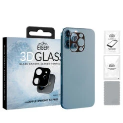 Eiger - IPhone 12 PRO Protection Camera 3D GLASS -Mobilemania Magasin protection camera eiger 3d glass apple iphone 12 pro 1