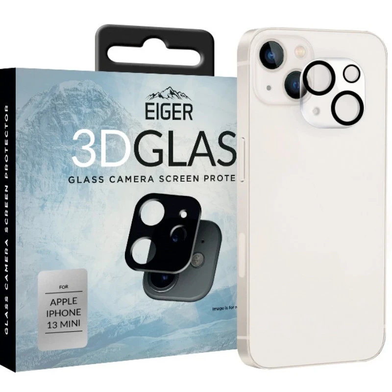 Eiger - IPhone 13 Mini Protection Camera 3D GLASS 3 Eiger - IPhone 13 Mini Protection Camera 3D GLASS