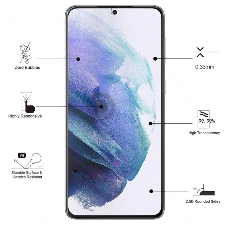 Eiger - Galaxy S21 Plus 5G Protection écran 2.5D GLASS Clair 4 Eiger - Galaxy S21 Plus 5G Protection écran 2.5D GLASS Clair – Image 2