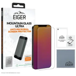 Eiger - IPhone 13 Mini Protection écran MOUNTAIN GLASS ULTRA -Mobilemania Magasin protection ecran verre trempe eiger 25d mountain glass ultra apple iphone 13 mini 3