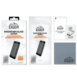 Eiger - IPhone 13 Mini Protection écran MOUNTAIN GLASS ULTRA -Mobilemania Magasin protection ecran verre trempe eiger 25d mountain glass ultra apple iphone 13 mini 4