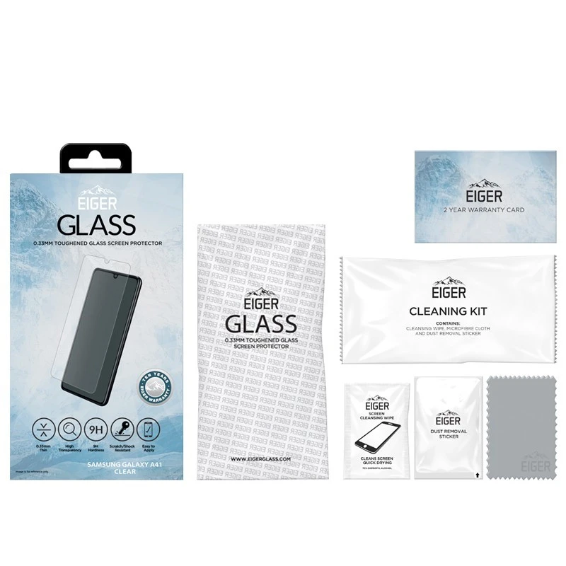 Protection écran Verre Trempé Eiger 2.5D SP GLASS Samsung Galaxy A41 6 Protection écran Verre Trempé Eiger 2.5D SP GLASS Samsung Galaxy A41 – Image 4