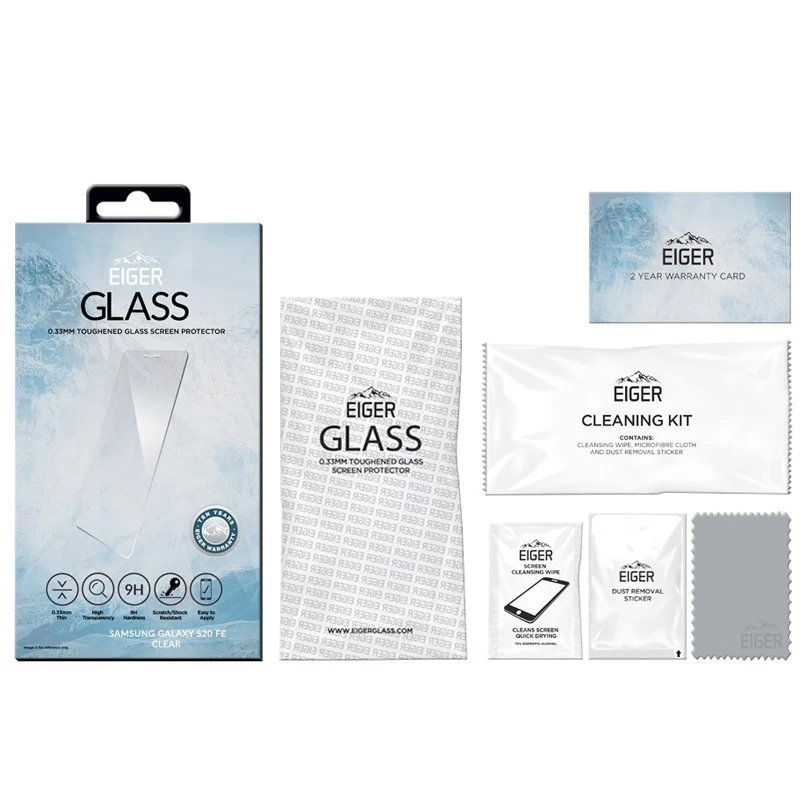 Eiger – Galaxy S20 FE / S20 FE 5G Protection écran 2.5D GLASS 6 Eiger – Galaxy S20 FE / S20 FE 5G Protection écran 2.5D GLASS – Image 4