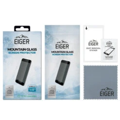 Eiger - IPhone 13 Mini Protection écran 3D MOUNTAIN GLASS -Mobilemania Magasin protection ecran verre trempe eiger 3d edge mountain glass apple iphone 13 mini 4