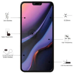 Protection écran Verre Trempé Eiger 3D GLASS Apple IPhone 11 PRO MAX / XS MAX -Mobilemania Magasin protection ecran verre trempe eiger 3d glass apple iphone 11 pro max xs max 1