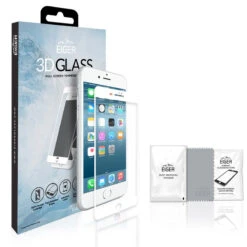 Protection écran Verre Trempé Eiger 3D GLASS Apple IPhone 7/8/6S/6/SE 2020 -Mobilemania Magasin protection ecran verre trempe eiger 3d glass apple iphone 78se 2020 5